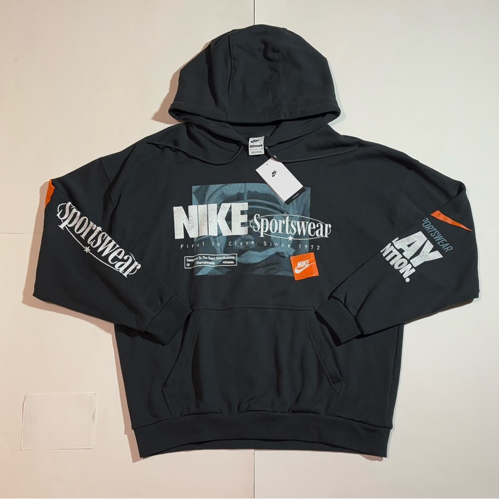 OG Nike Sportswear NSW Club Fleece Orange Label Hoodie Sweatshirt IB8257-045